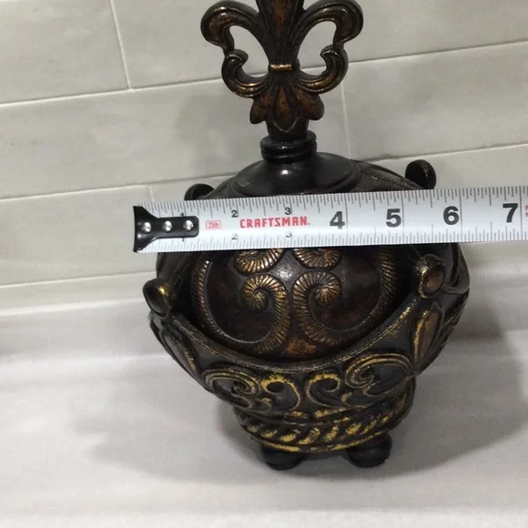 Resin Trinket/Candy Dish with Lid Decor - Picture 15 of 16